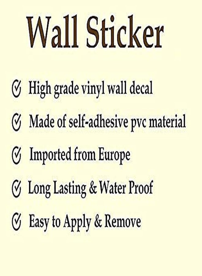 Merical PVC Vinyl Self-Adhesive Tribal Lady Wall Sticker for Home Decor | DIY Wall Art Peel and Stick Stickers for Living Room, Bedroom, Kids Room, Home & Office Decoration - Image 4